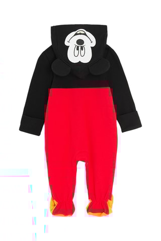 Combipilote à capuche Mickey Disney - Rouge et noir