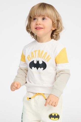 Sweat Batman La Ligue des Justiciers DC Comics - Blanc
