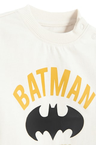 Sweat Batman La Ligue des Justiciers DC Comics - Blanc