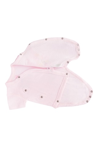 2 bodys - Rose poudré et blanc