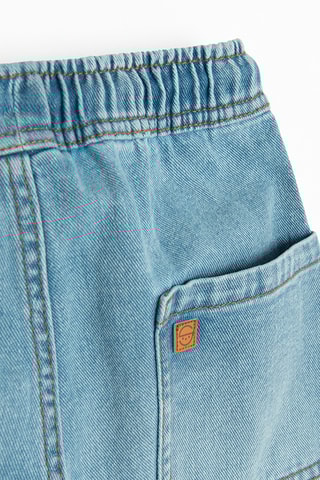 Short en jean - Bleu cobalt