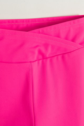 2 leggings - Fuchsia et vert d'eau