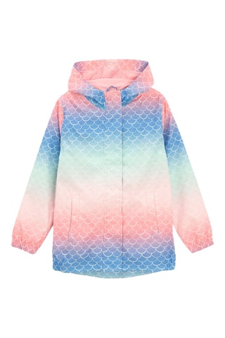 Veste à capuche tie and dye - Rose clair