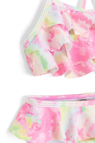 Maillot 2 pièces tie and dye - Rose poudré