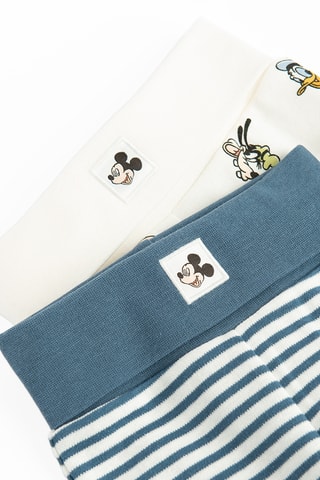 2 pantalons Mickey et ses amis Disney - Blanc