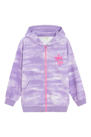 Sweat à capuche - Violet