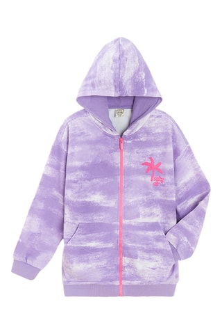 Sweat à capuche - Violet