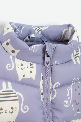 Doudoune sans manches - Violet