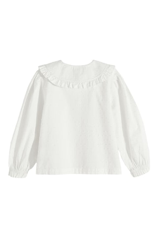 Chemisier plumetis - Blanc