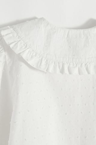 Chemisier plumetis - Blanc