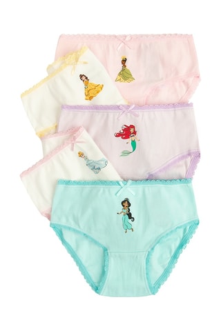 5 culottes Princesses Disney - Rose et vert