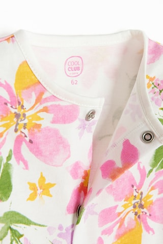 2 barboteuses - Rose poudré et écru