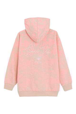 Sweat à capuche - Rose