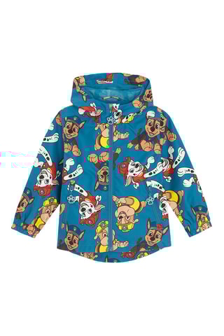 Coupe-vent à capuche Pat’ Patrouille - Bleu pétrole