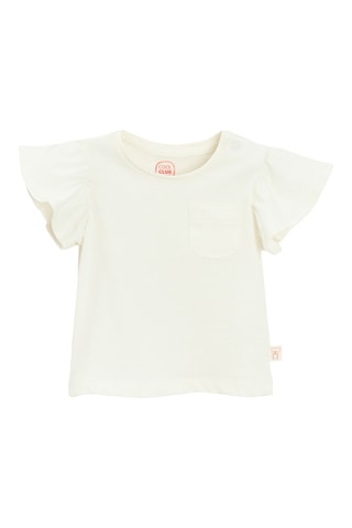 T-shirt et short - Ecru et corail