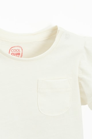 T-shirt et short - Ecru et corail