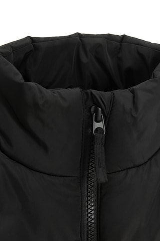 Doudoune sans manches - Beige et noir