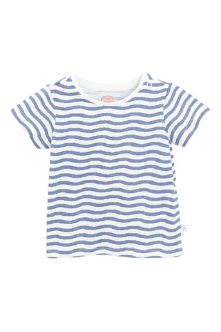 2 t-shirts - Corail et bleu marine