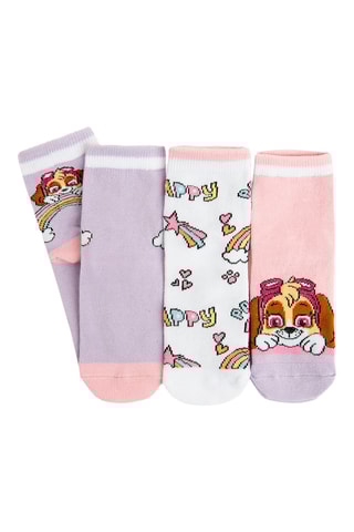 3 paires de chaussettes Stella Pat’ Patrouille - Mauve
