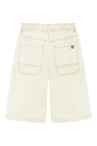 Short en jean - Beige