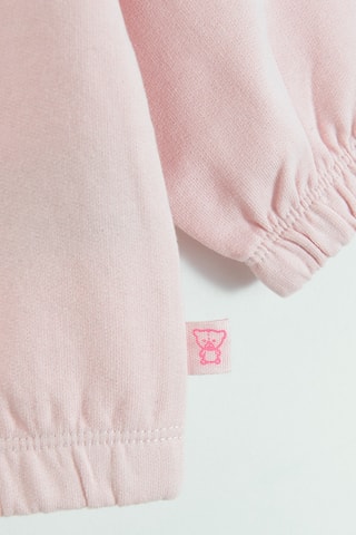 Sweat et pantalon - Ecru et rose