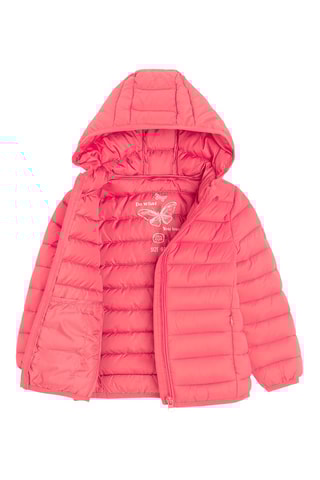 Doudoune à capuche - Rose