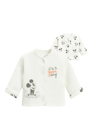 Gilet réversible Mickey Disney - Blanc