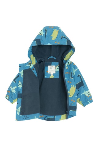 Veste à capuche - Bleu cobalt et anthracite