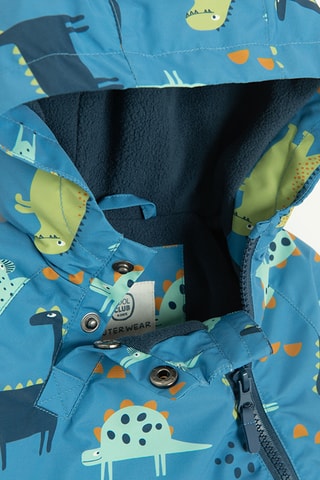 Veste à capuche - Bleu cobalt et anthracite