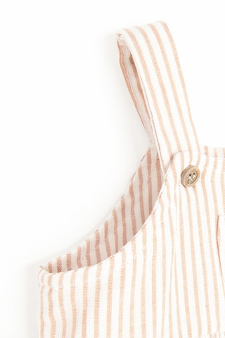 Barboteuse et bob - Rose clair et écru