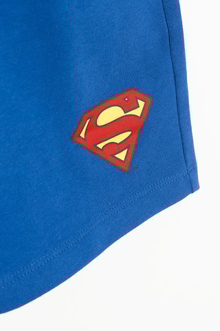 Short Superman La Ligue des Justiciers DC Comics - Bleu marine