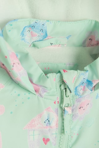 Blouson à capuche - Vert d’eau