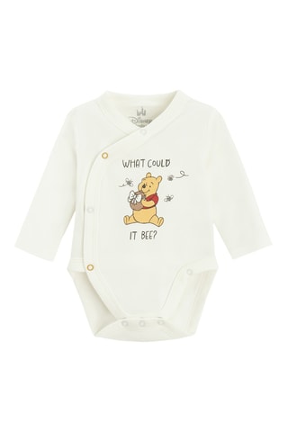 Ensemble 4 pièces Winnie l’Ourson Disney - Blanc et jaune