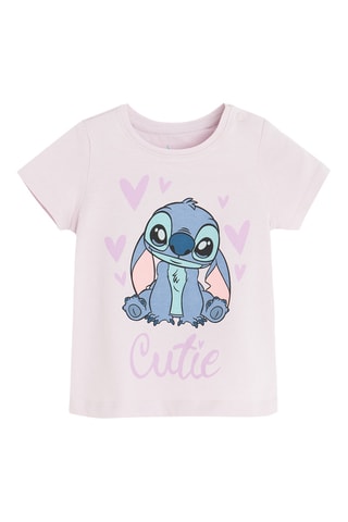 T-shirt Stitch Lilo et Stitch Disney - Mauve