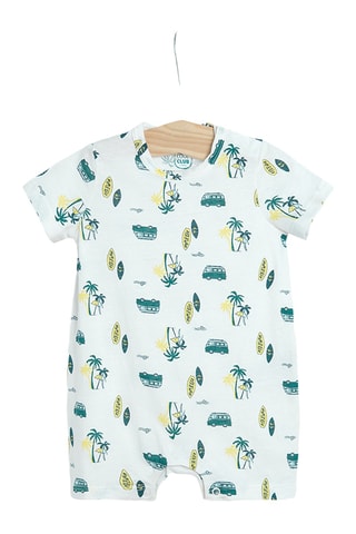 2 combinaisons - Blanc et turquoise