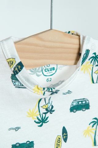 2 combinaisons - Blanc et turquoise