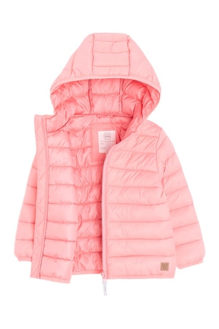 Doudoune à capuche - Corail