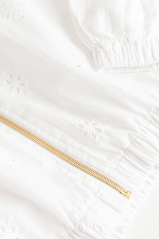 Veste en broderie anglaise - Blanc