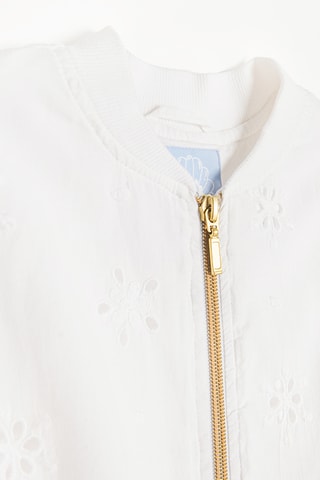 Veste en broderie anglaise - Blanc