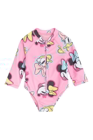 Maillot 1 pièce Minnie et Daisy Disney - Rose