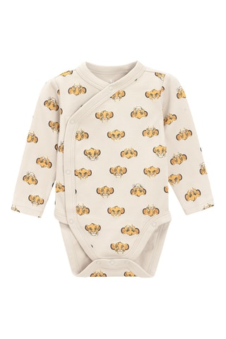 2 bodys Mufasa et Simba Le Roi Lion Disney - Beige et turquoise