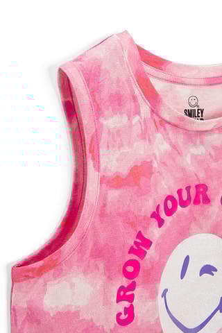 Debardeur tie and dye - Rose