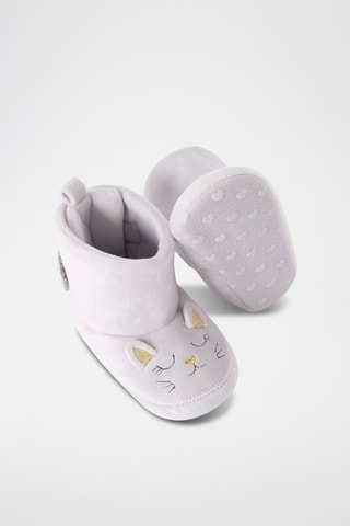 Chaussons - Rose poudré