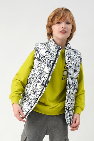 Veste sans manches - Blanc