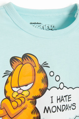 T-shirt Garfield - Turquoise clair