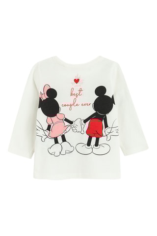 T-shirt Minnie et ses amis Disney - Ecru
