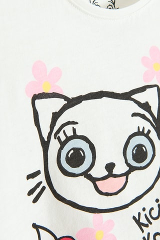 T-shirt Kicia Kocia - Ecru