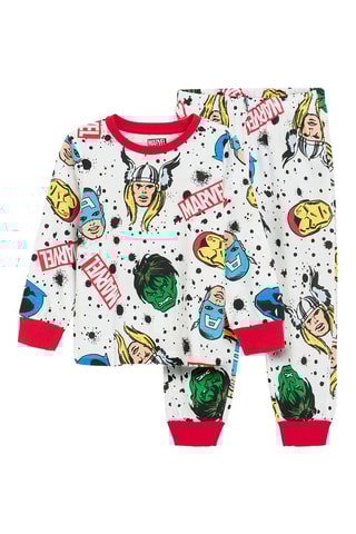 Pyjama Avengers Marvel - Blanc et rouge