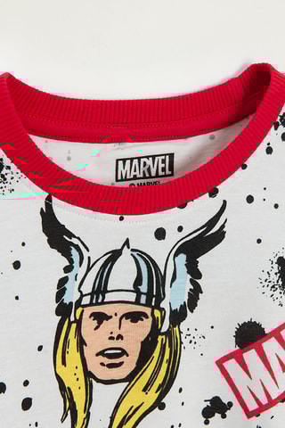 Pyjama Avengers Marvel - Blanc et rouge