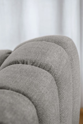 Canapé d'angle gauche modulaire Shell - Gris clair - 4 places - En polyester